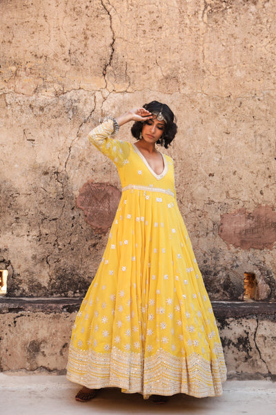 HASEEN YELLOW GOWN