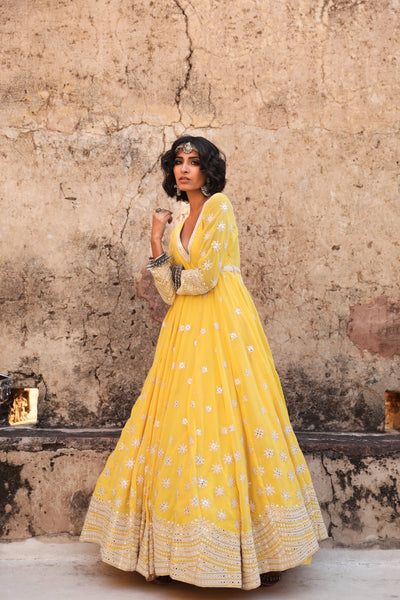 HASEEN YELLOW GOWN